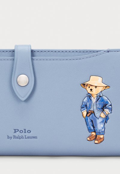 Polo Ralph Lauren POLO BEAR LEATHER SNAP WALLET - Piniginė - blue