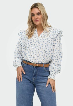 ONLY Carmakoma CARIDRIS - Blusa - cashmere blue