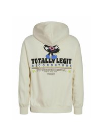 Jack & Jones GEDRUCKT - Mikina s kapucí - antique white