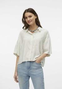 Vero Moda VMLINN - Blus - snow white