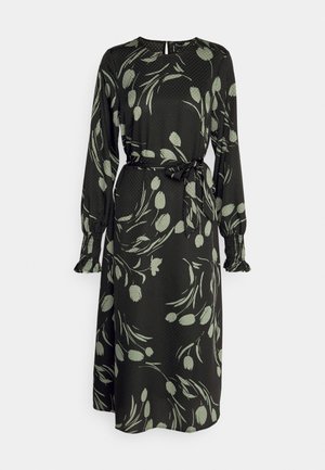 Vero Moda Tall VMMARTA CALF DRESS  - Day dress - black/marta