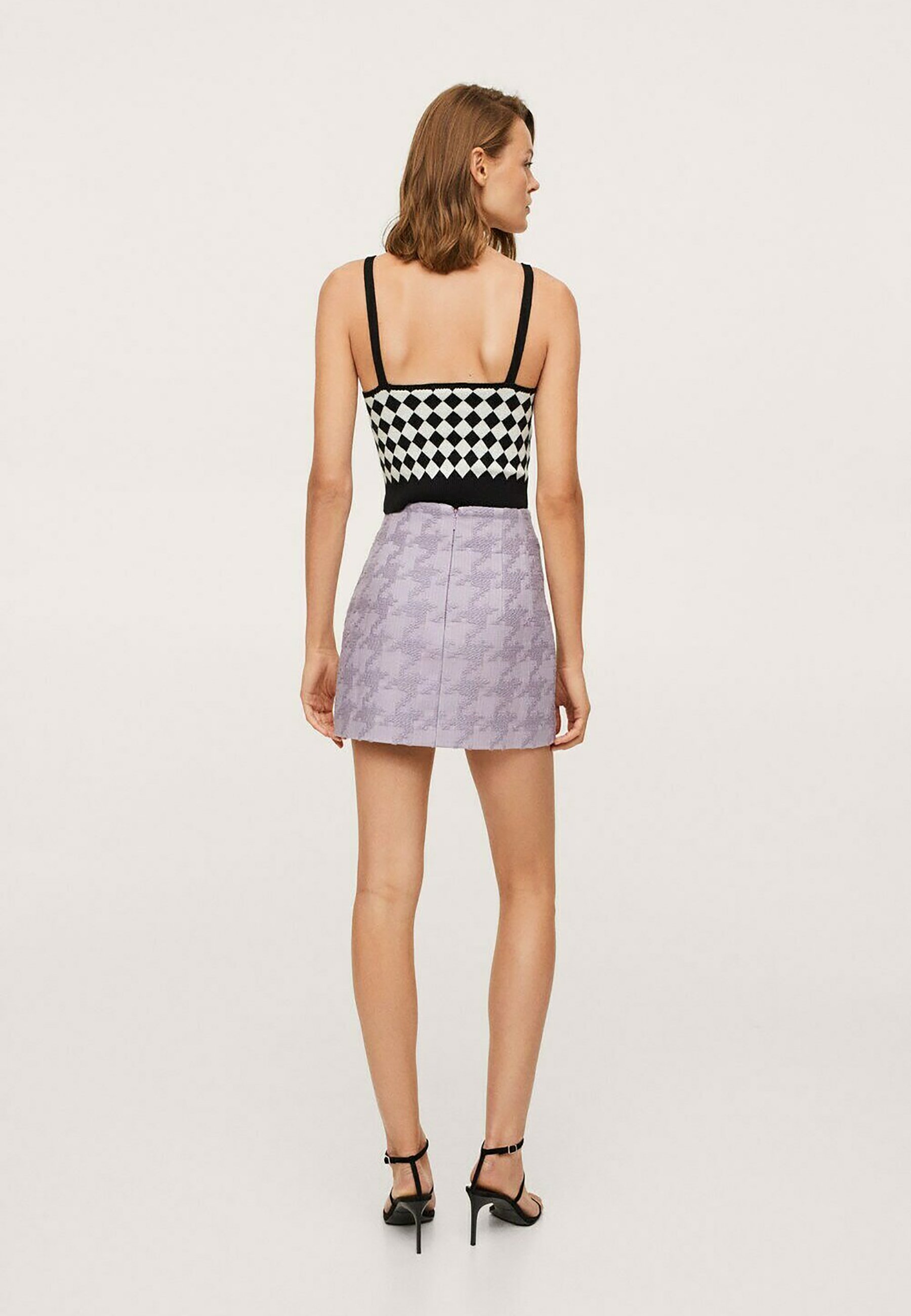 gonna pied de poule mango