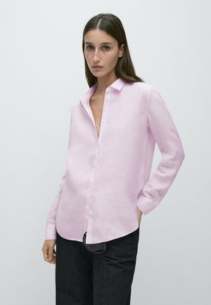 FLOWING PINSTRIPED - Chemisier - pink