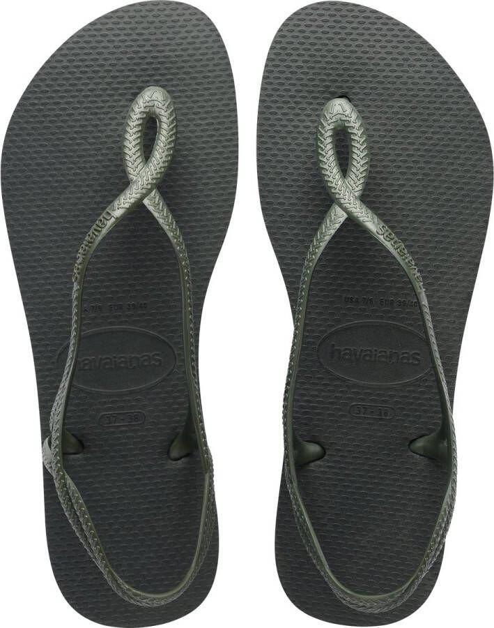 Havaianas HAVAIANAS SANDAL LUNA T-bar sandals olive green - Main Image