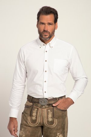 JP1880, OKTOBERFEST BUTTONDOWN-KRAGEN - Hemd - schneeweiß