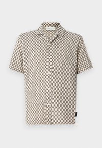 RELAXED STRUCTURED SHIRT - Pluus - black/white