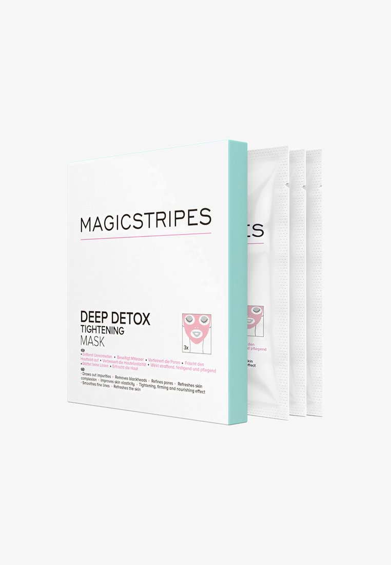 Magicstripes DEEP DETOX TIGHTENING MASK BOX 3 PACK - Maschera viso - neutral