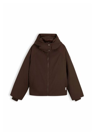 Tommy Hilfiger, TOMMY HILFIGER SHINY WATER REPELLENT DOWN HOODED PARKA - Jas - deep brown