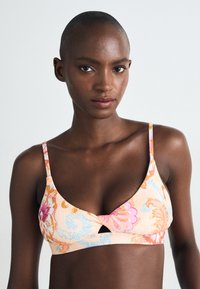 Seafolly SPRING FESTIVAL TWIST FRONT - Bikinio viršutinė dalis - nectar