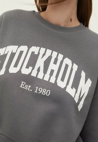Stradivarius Sweatshirt - mottled grey