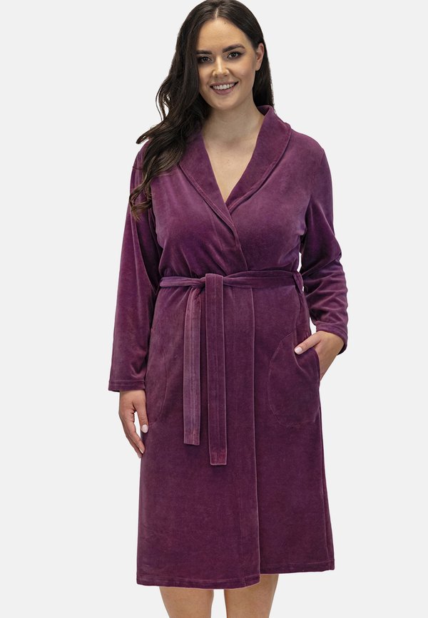 Bademantel - purple