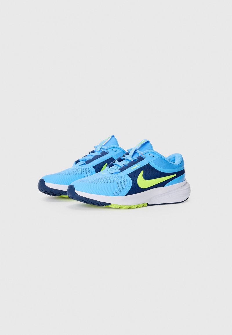 Nike Blue Running Shoes with White Swoosh & Neon Green Soles Nike React Miler 2 Imperial Blue Lime Glow | Mercari main image 3