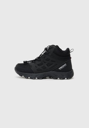 Viking TRACK MID UNISEX - Høye joggesko - black