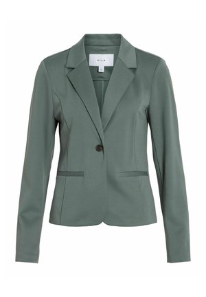 VILA, BLAZER VIKAMMI JERSEY - Bleiser - balsam green
