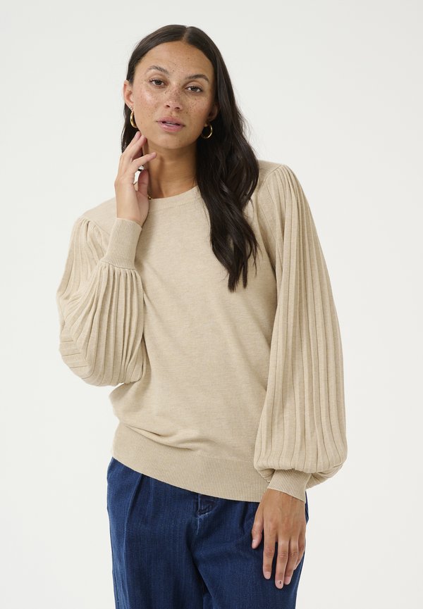 KALONE - Strickpullover - feather gray melange