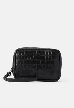 EMBOSSED WASHBAG HANDLE - Toaletna torbica - black