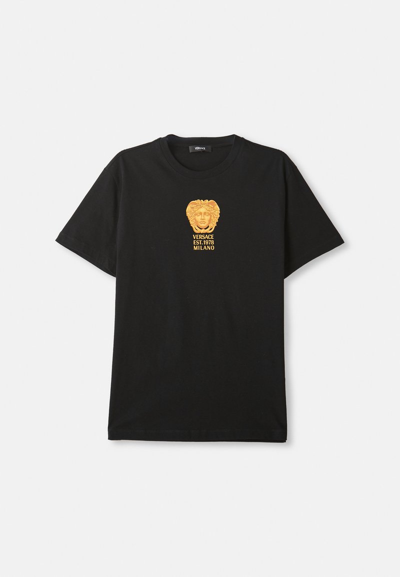 Versace T-shirt print zwart