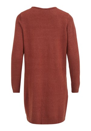 VILA VIRIL DRESS - Robe pull - burnt henna