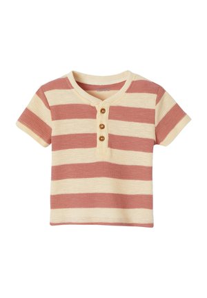 Print T-shirt - terrakotta farbe