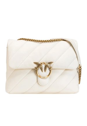 Pinko Cross body bag - bianco oro