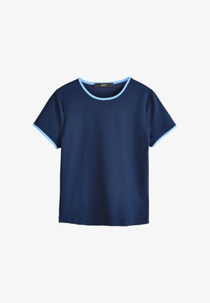 Next, SHORT SLEEVE SLINKY T-SHIRT - REGULAR FIT - Print T-shirt - navy blue tipped