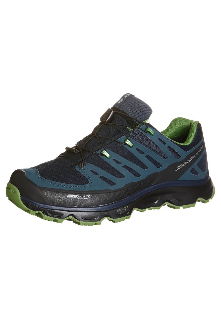 Salomon SYNAPSE CS WP Hiking shoes blau/grün/schwarz/dark blue Zalando.co.uk