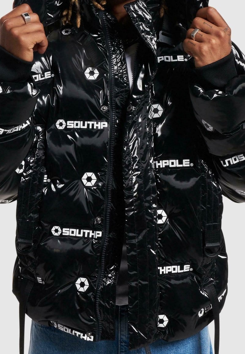 Southpole Zimní bunda - black