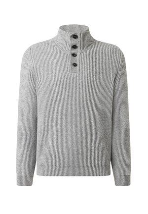 Strickpullover - hellgrau