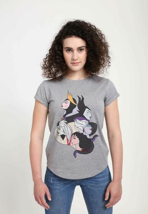 VILLAINS WICKED PROFILE - T-shirt imprimé - melange grey
