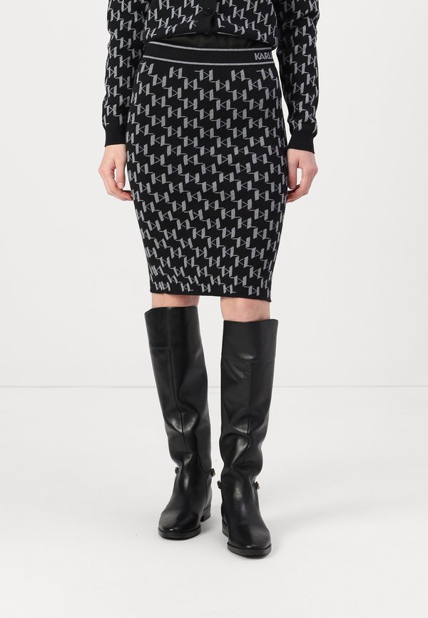 MONOGRAM SKIRT - Pencil skirt