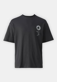 JORSOLEIL TEE CREW NECK UNISEX - T-shirt imprimé - black