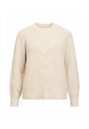 Object, SWEATER TEXTURED CREW NECK - Maglione - humus