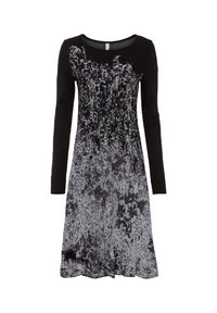 bonprix Abito in maglia - black