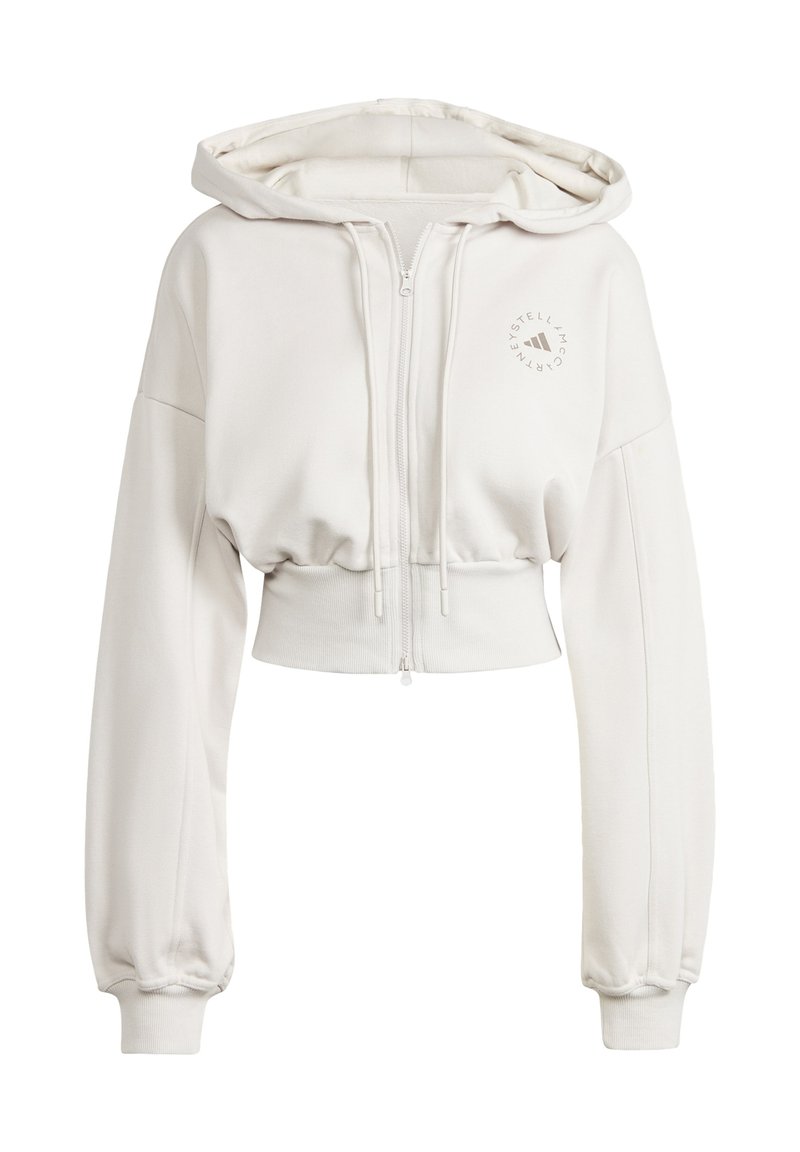 Mccartney Sportswear Stella Mccartney White Adidas Crop Sweatshirt