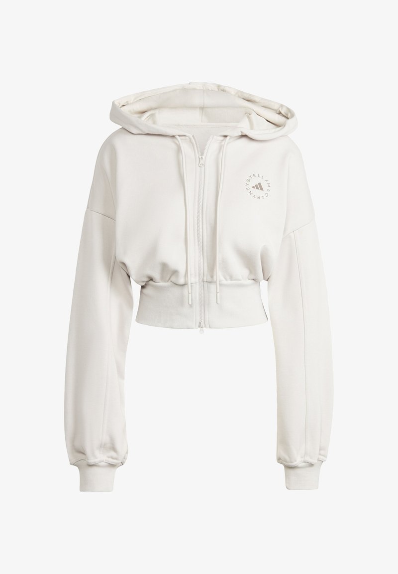 Mccartney Sportswear Stella Mccartney White Adidas Crop Sweatshirt