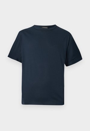 SHORT SLEEVE TEE - Lihtne T-särk - navy
