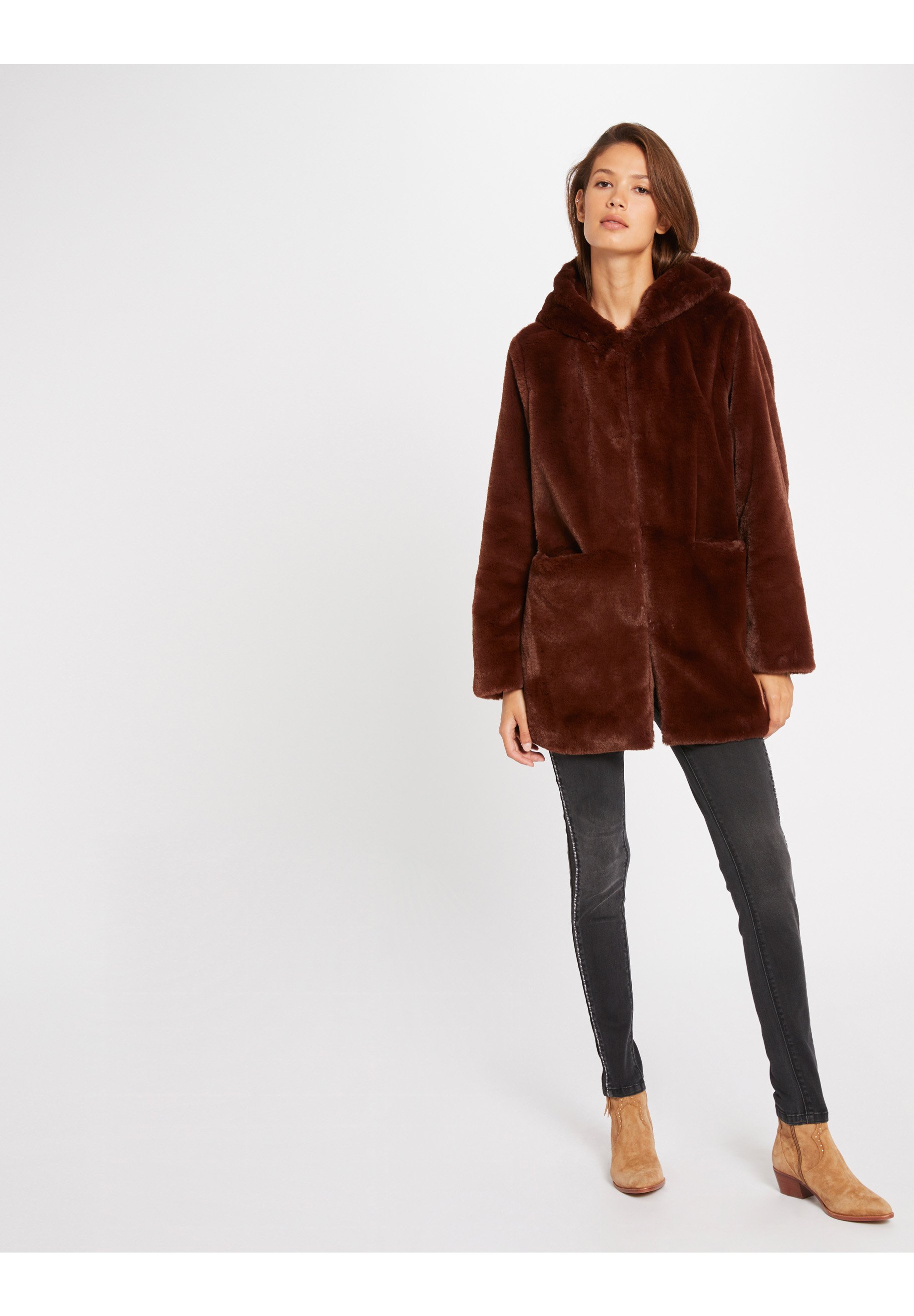 Morgan Abrigo de invierno - dark brown/marrón oscuro - Zalando.es