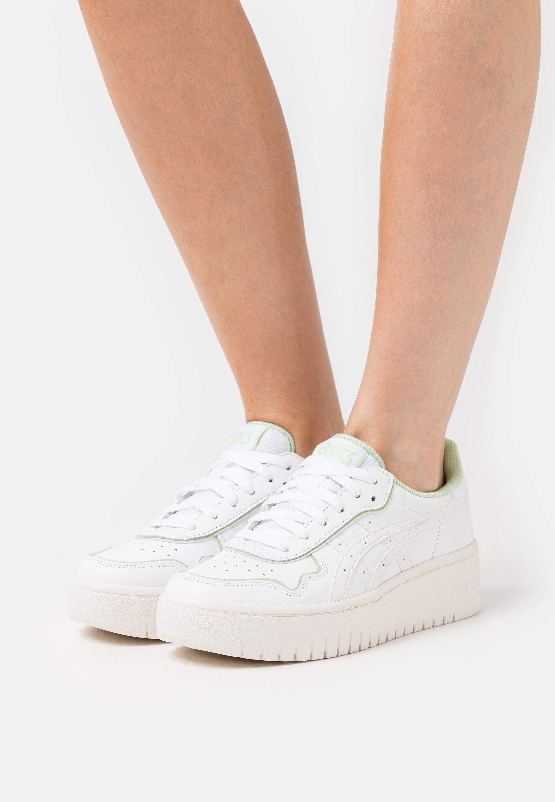 ASICS SportStyle JAPAN - Sneakers laag - white/jade/wit - Zalando.nl
