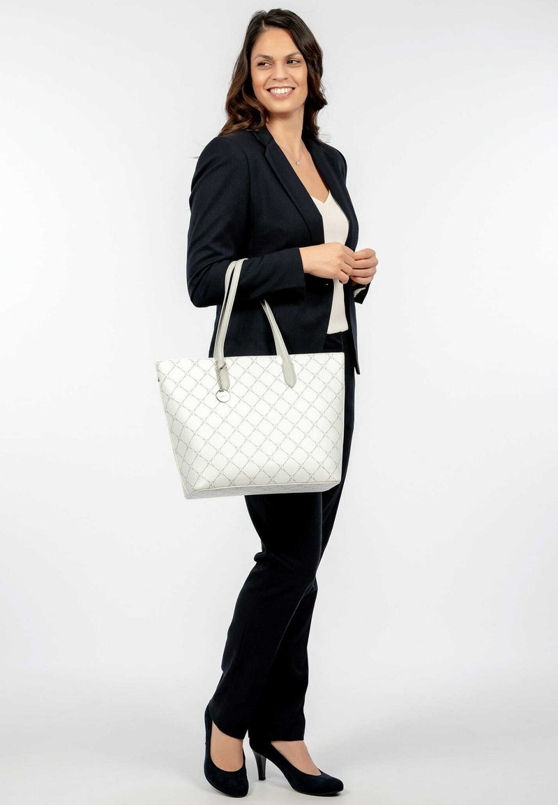 Tamaris ANASTASIA - Handtasche - white grey