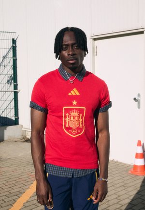 SPAIN FEF DNA GRAPHIC TEE - Ένδυση εθνικής ομάδας - vivid red