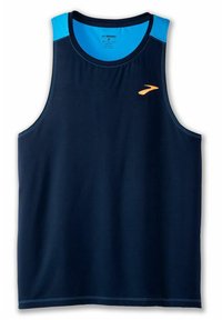 Brooks ATMOSPHERE SINGLET 2.0 - Top - navy spring break/dark blue - Zalando