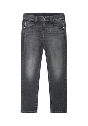 Pieguloša piegriezuma džinsi - authentic grey wash