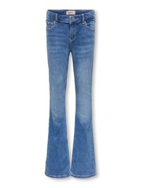 ONLY GIRLS KOGBLUSH AUSGESTELLT - Blugi evazați - medium blue denim