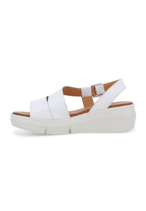 Sandali con plateau - bianco