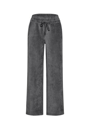 Street One, MID WAIST STRAIGHT LEG CORDHOSE IN UNIFARBE - Bukser - gravel grey