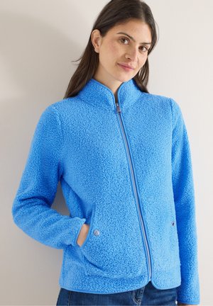 SOFTE MIT ZIPPER - Fleecejacke - fountain blue