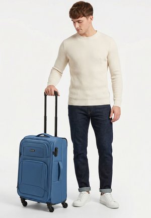 smartbox, EDITION 04 4 ROLLEN TROLLEY 67 CM MIT DEHNFALTE UNISEX - Trolley - iced-glacier blue
