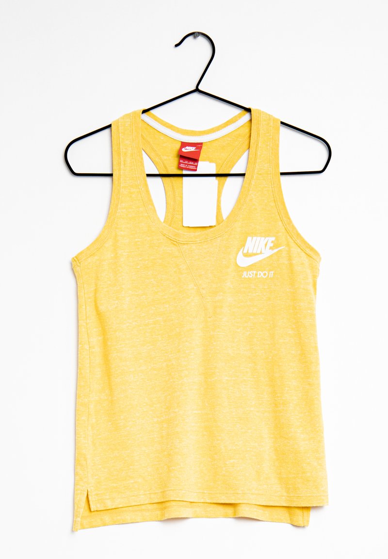 yellow nike top womens