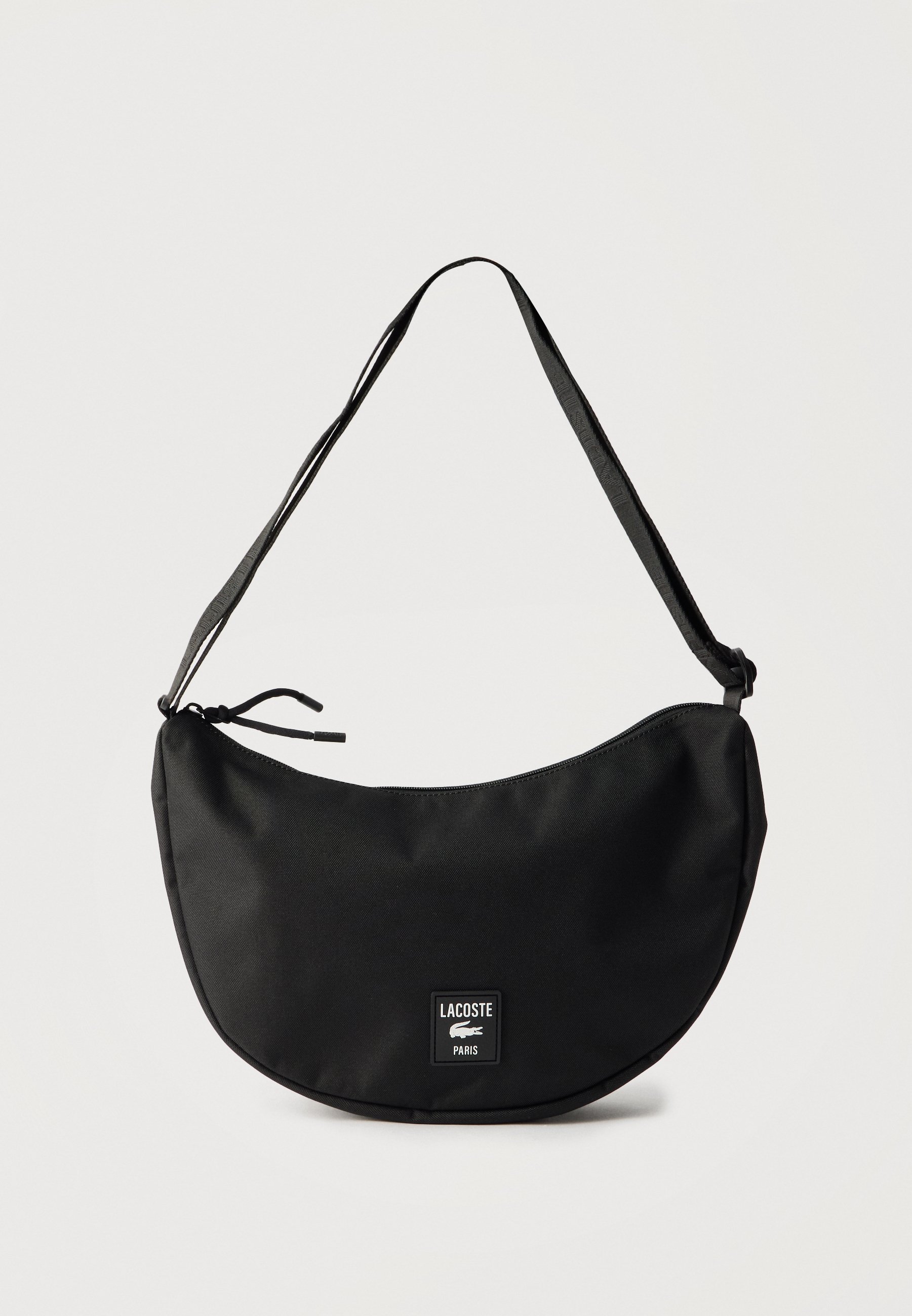 【新品】ラコステ LACOSTE ワンポイントショルダーバッグ ブラック 黒 Lacoste SHOULDER BAG UNISEX - Cross body bag - noir/black