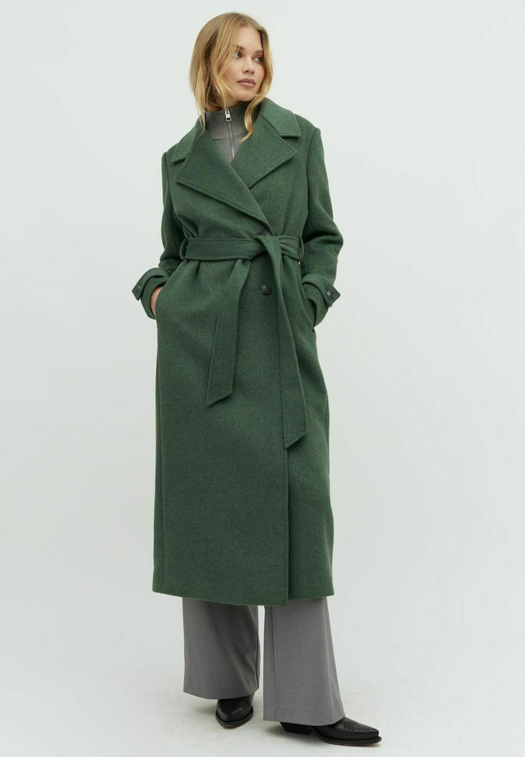 mbyM KASIMIRA-M - Trenchcoat - deep grass melange/grün - Zalando.de 